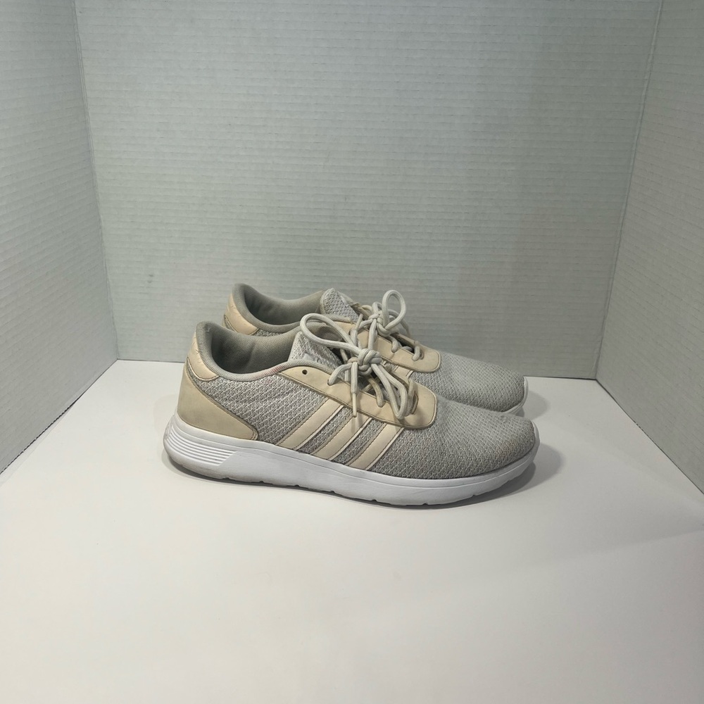 Adidas Light Gray and Beige Sneakers
